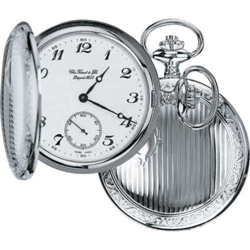 Tissot Tissot Savonnette Mechanical Stainless Steel / White